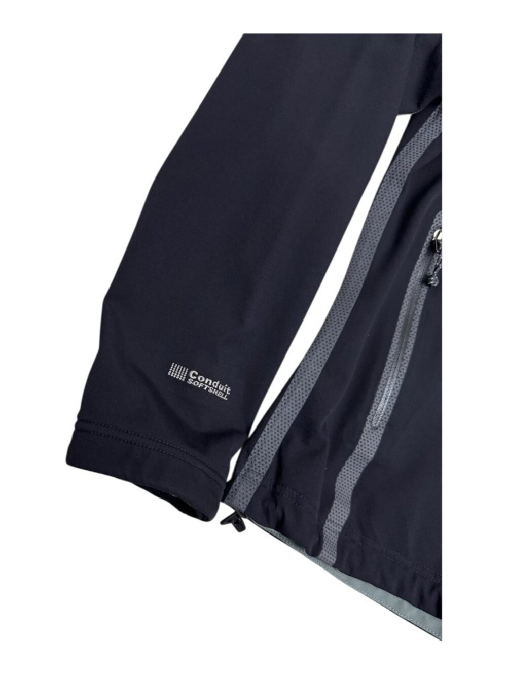 MOUNTAIN HARDWEAR Softshell Black Windbreaker Outdoor Jacket Womens Medium - Picture 8 of 8